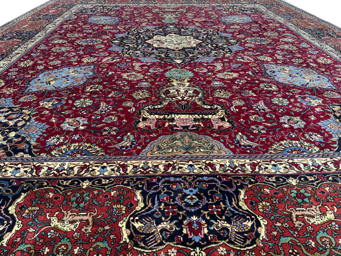 Persian Tabriz Main-Carpet 382x300cm | Rug# 10403