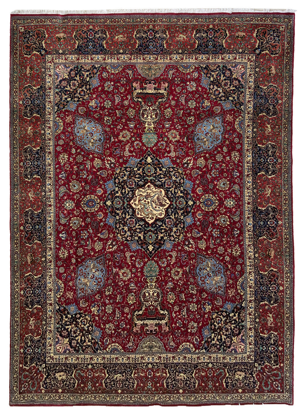 Persian Tabriz Main-Carpet 382x300cm | Rug# 10403