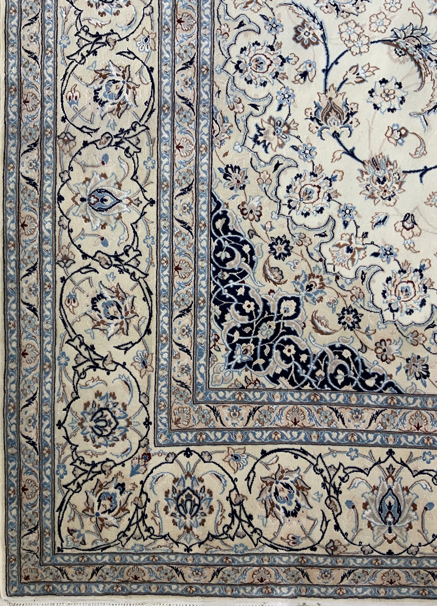 Superfine Persian Nain 408x308cm | Rug# 10449