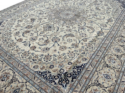 Superfine Persian Nain 408x308cm | Rug# 10449