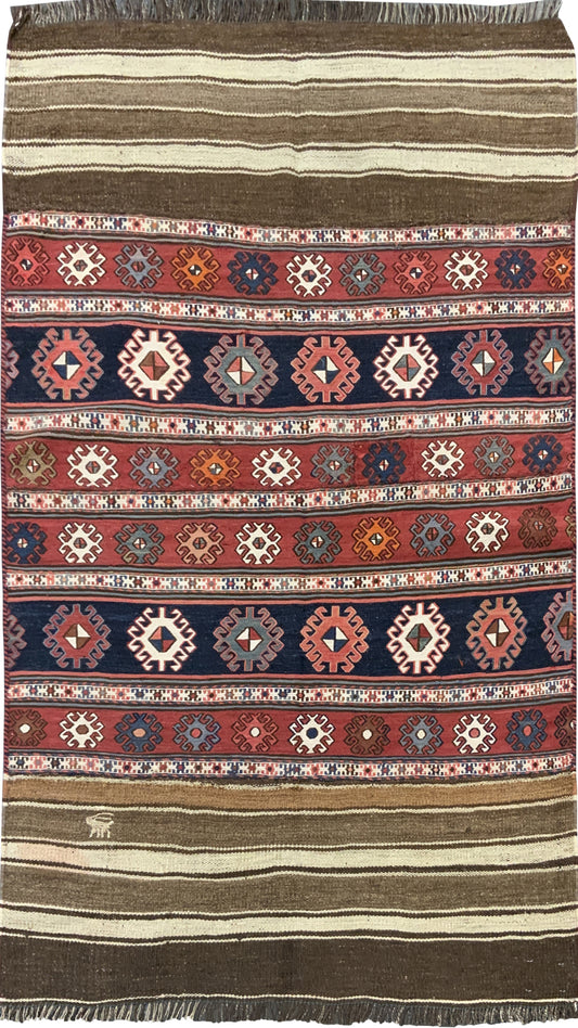Antique Kilim Rug 162x106cm | Rug# 10477