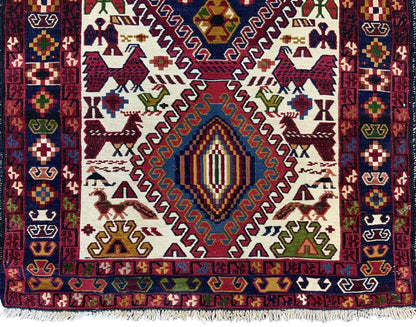 Azarbaiejan Saumak Runner 281x83cm | Rug# 10488