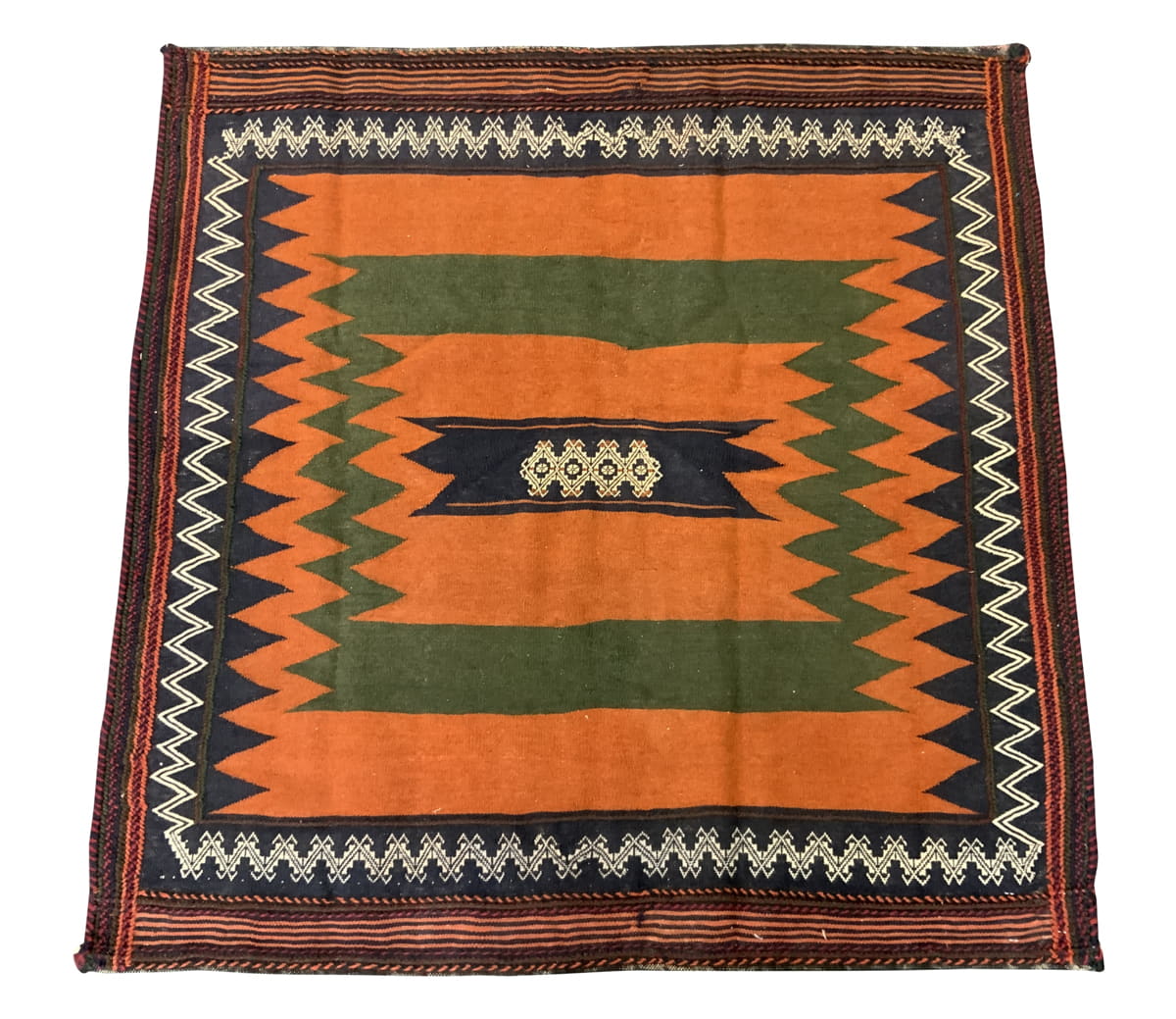 Vintage Nomadic Flatweave-Square 120x128cm