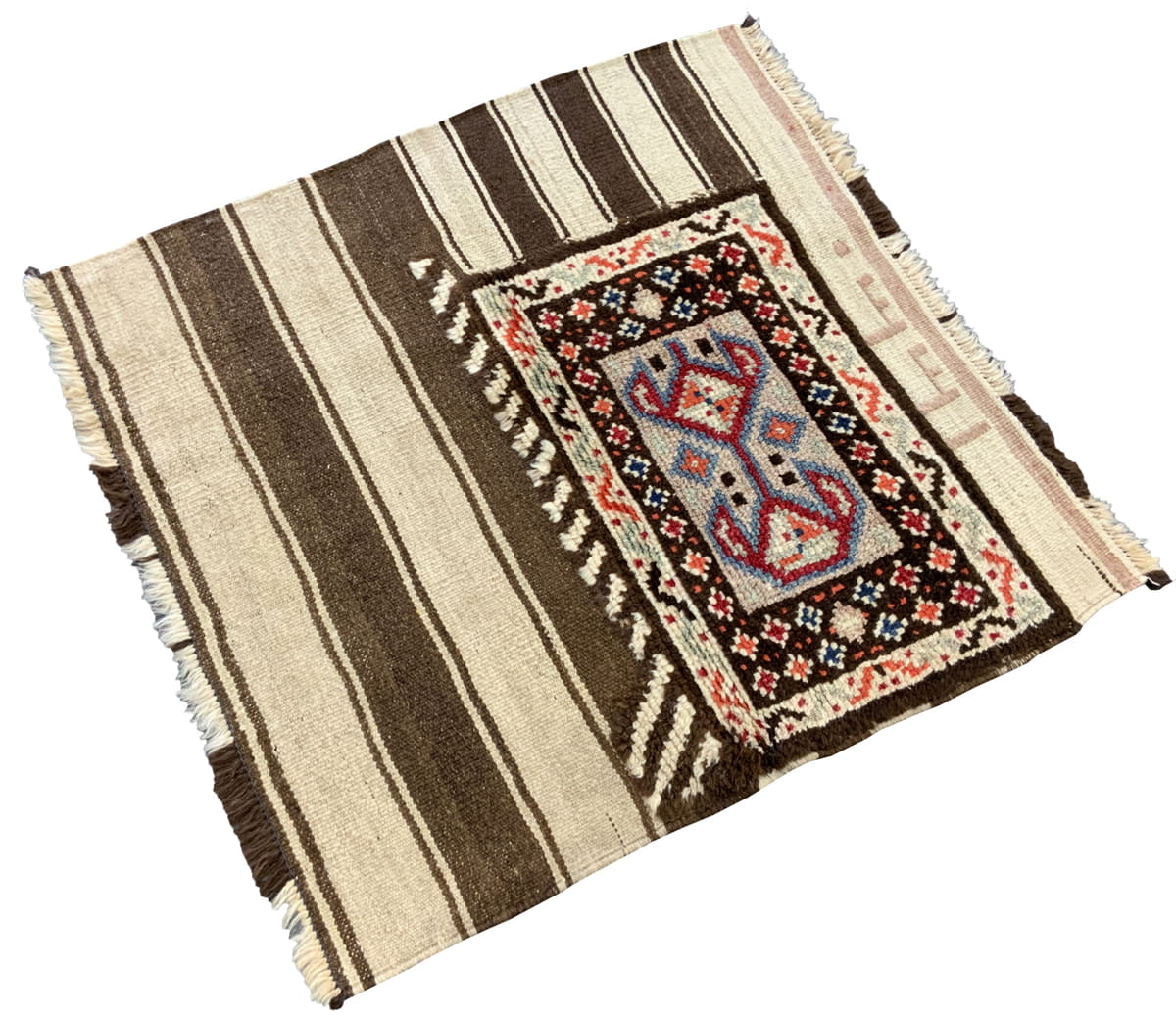 Antique grain bag 97x94cm | Rug# 10510