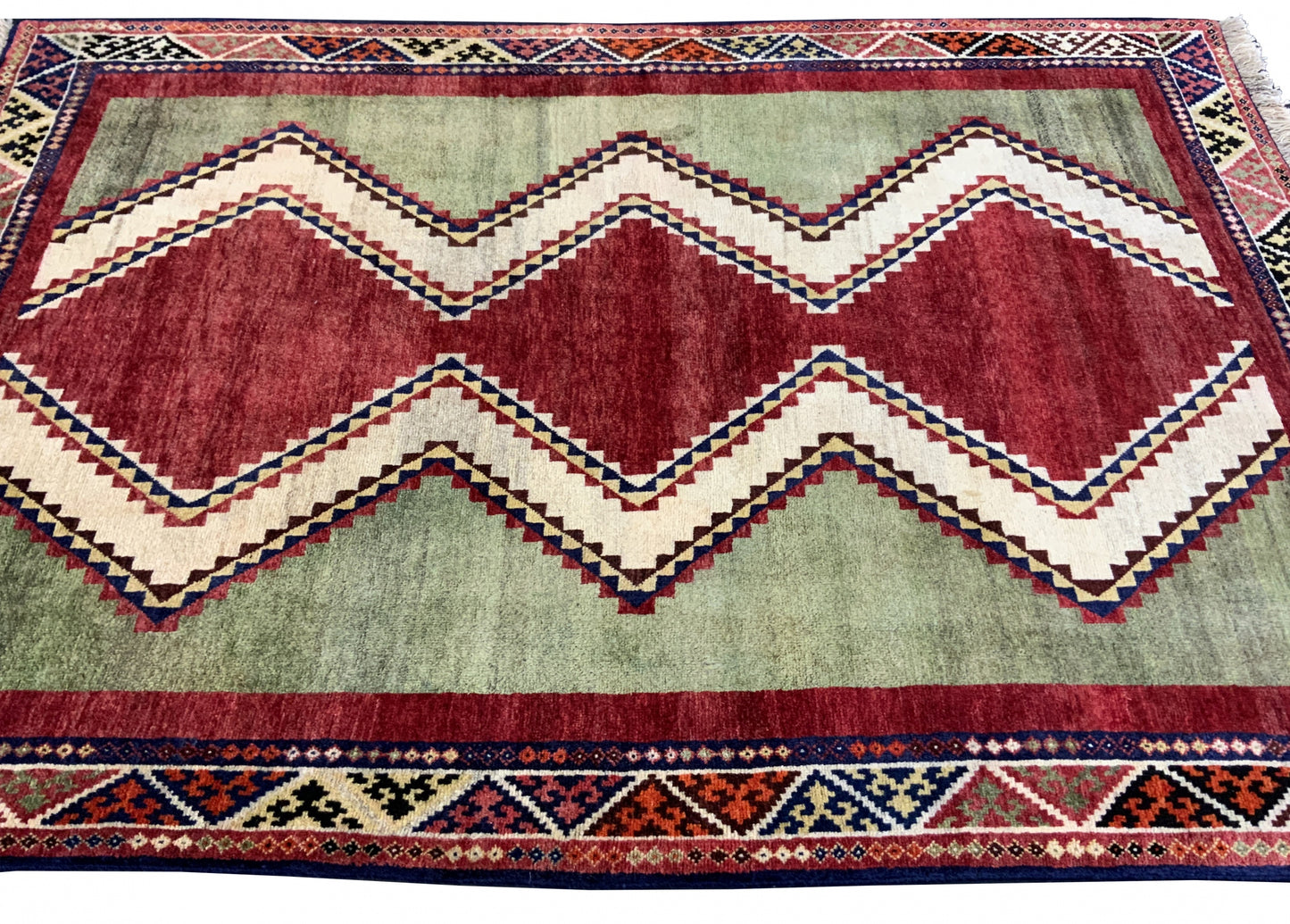 Vintage Nomadic Gabbeh 215x148cm | Rug# 10532