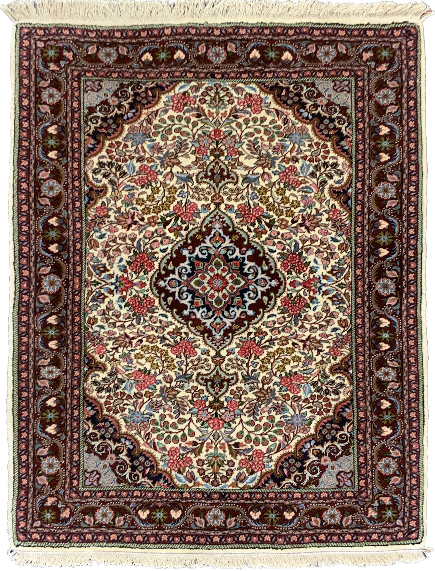 Superfine Sarouk Sherkat 142x114cm | Rug# 10586