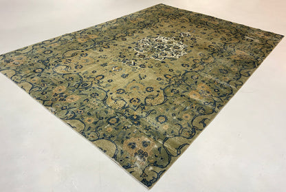 Vintage-Distressed Overdyed Rug 402x282cm | Rug# 10641
