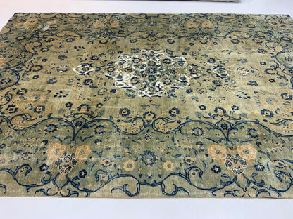 Vintage-Distressed Overdyed Rug 402x282cm | Rug# 10641