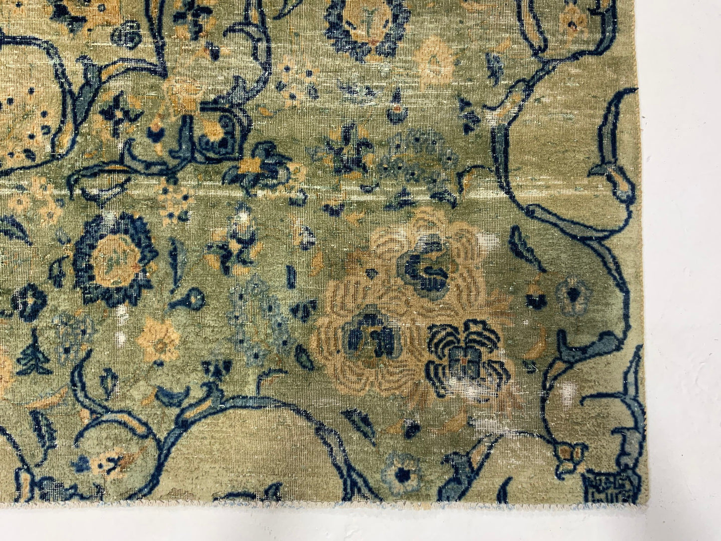 Vintage-Distressed Overdyed Rug 402x282cm | Rug# 10641