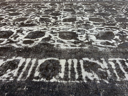 Vintage-Distressed Overdyed Rug 400x298cm | Rug# 10646