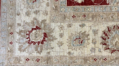 Afghan Turkaman weave in Ziegler Design 352x273cm | Rug# 12541