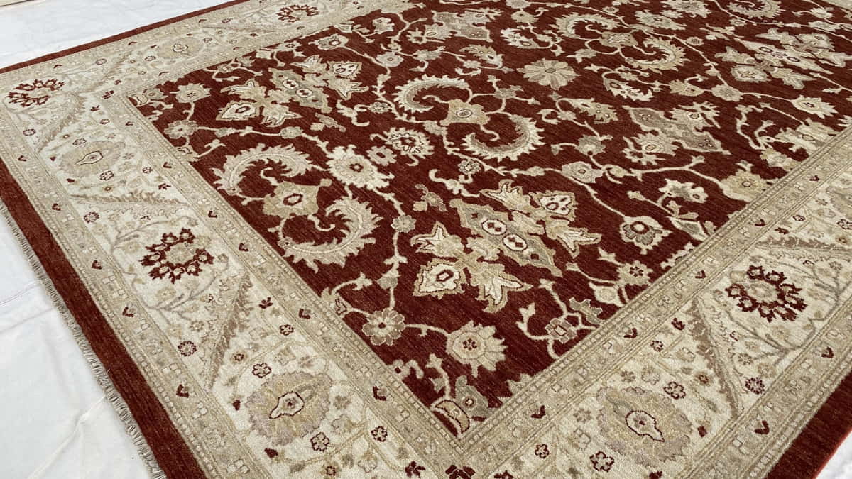 Afghan Ziegler Carpet 414x298cm | Rug# 19502