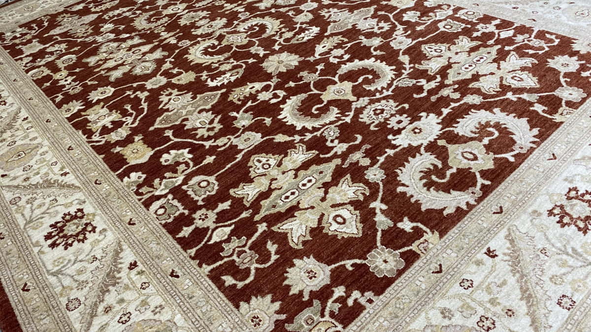 Afghan Ziegler Carpet 414x298cm | Rug# 19502