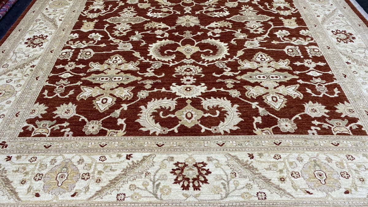 Afghan Ziegler Carpet 414x298cm | Rug# 19502