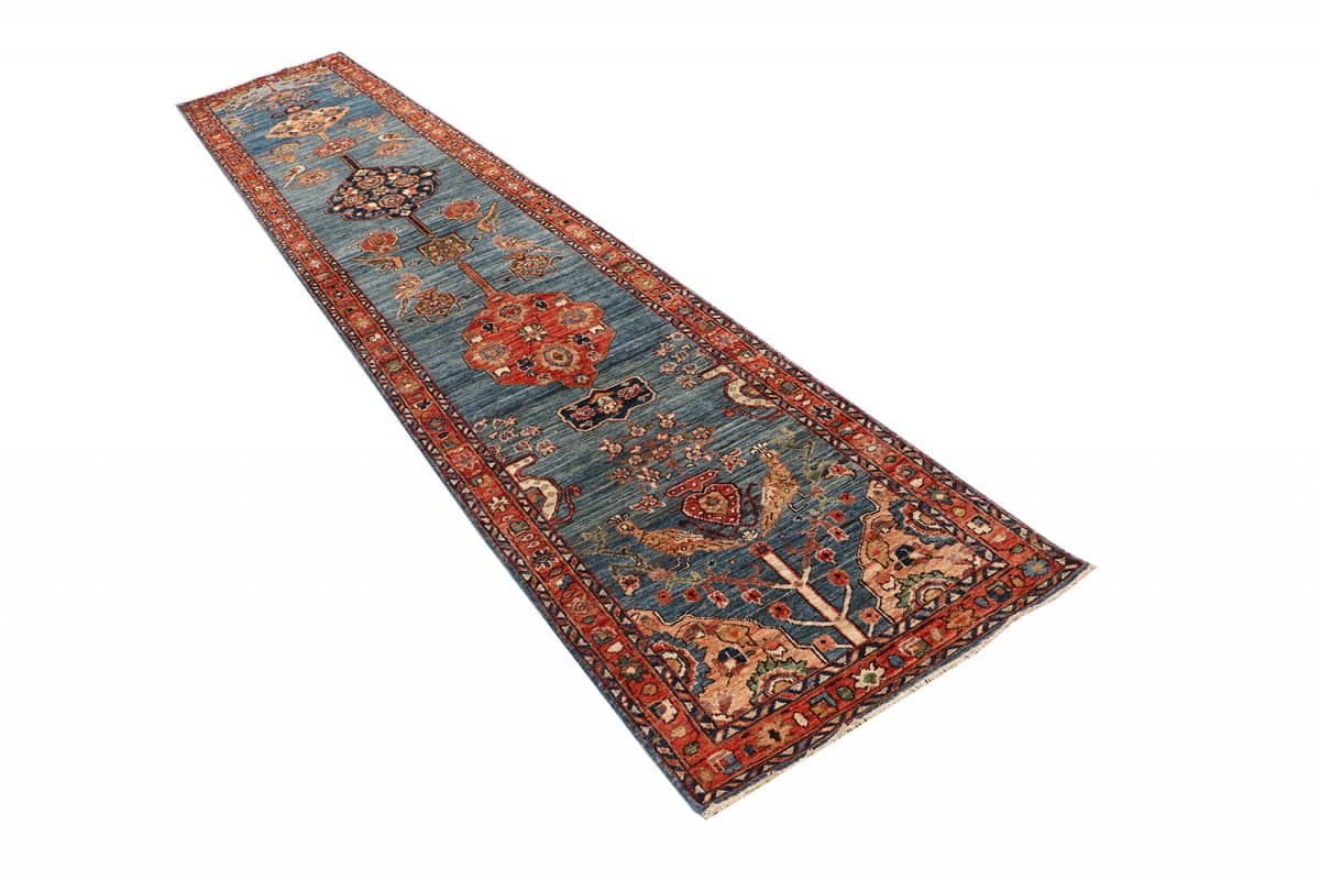 Afghan Turkaman Design 422x77cm | Rug# 26419