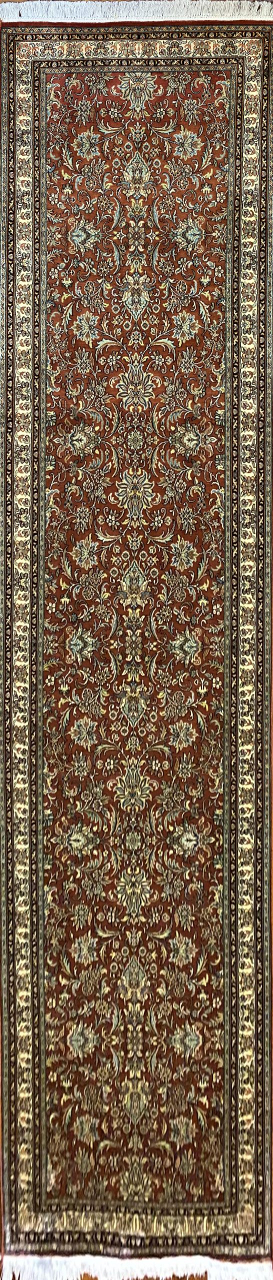 Srinagar Kashmir-Silk Runner 307x80cm