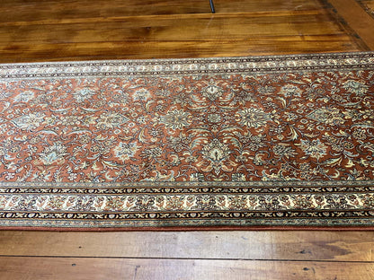 Srinagar Kashmir-Silk Runner 307x80cm | Rug# 23110