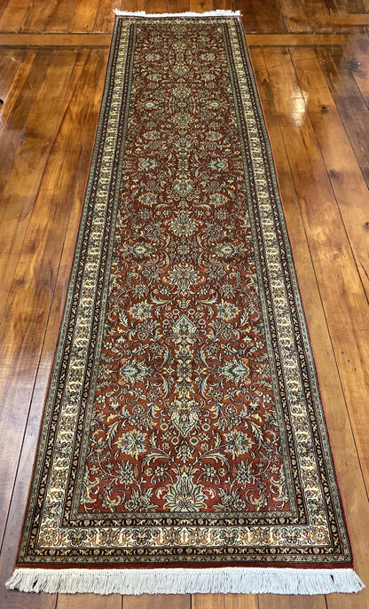 Srinagar Kashmir-Silk Runner 307x80cm