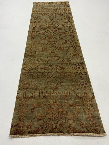 Hand knotted hall-runner 248x76cm | Rug# 23322