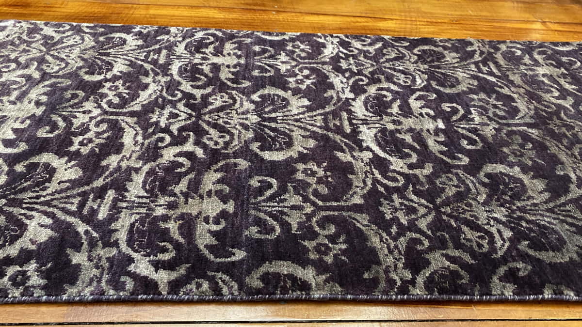 Damask Designer Rug 237x73cm | Rug# 23324