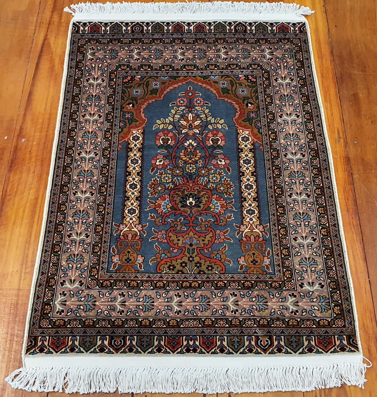 Superfine Kashmir Silk 87x62cm | Rug# 23857