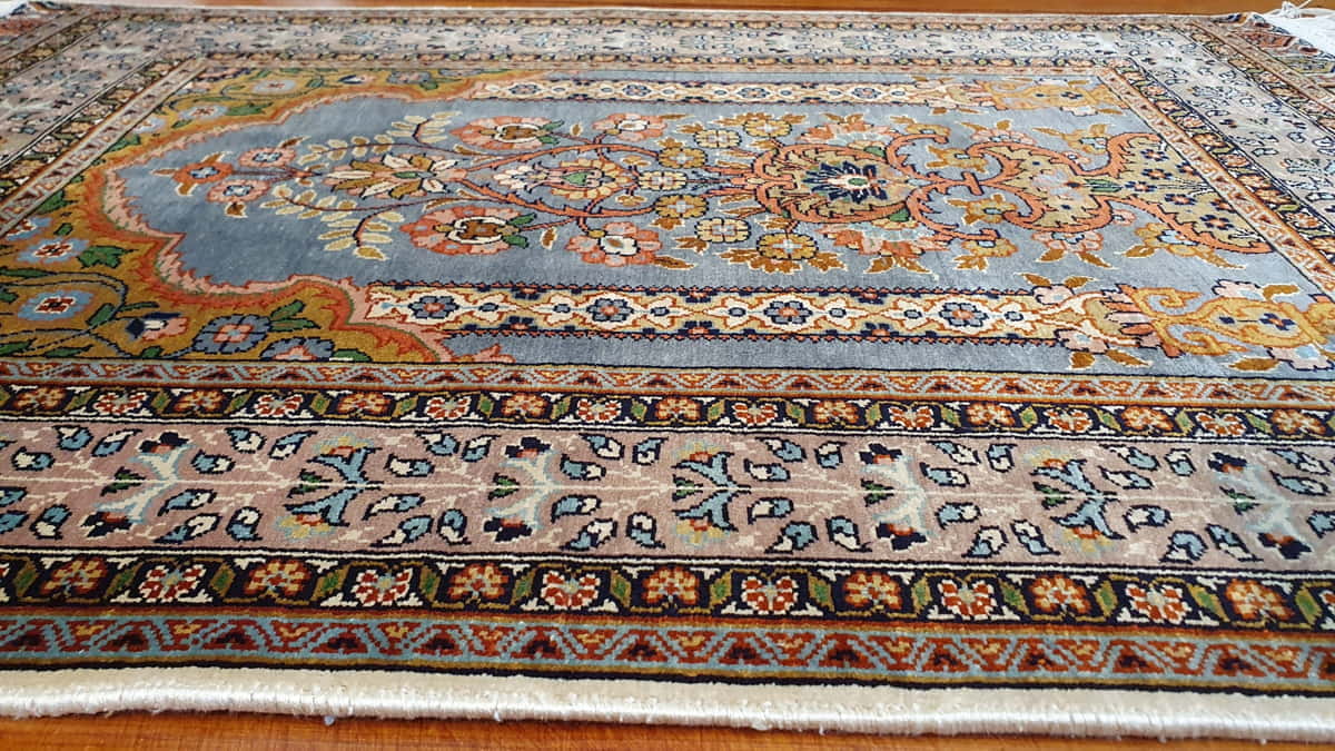 Superfine Kashmir Silk 87x62cm | Rug# 23857