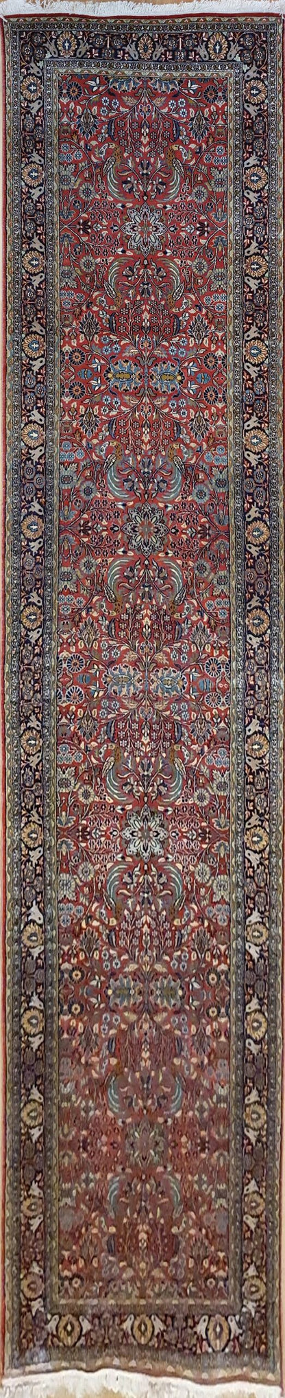 Srinagar silk runner 339x81cm | Rug# 23977