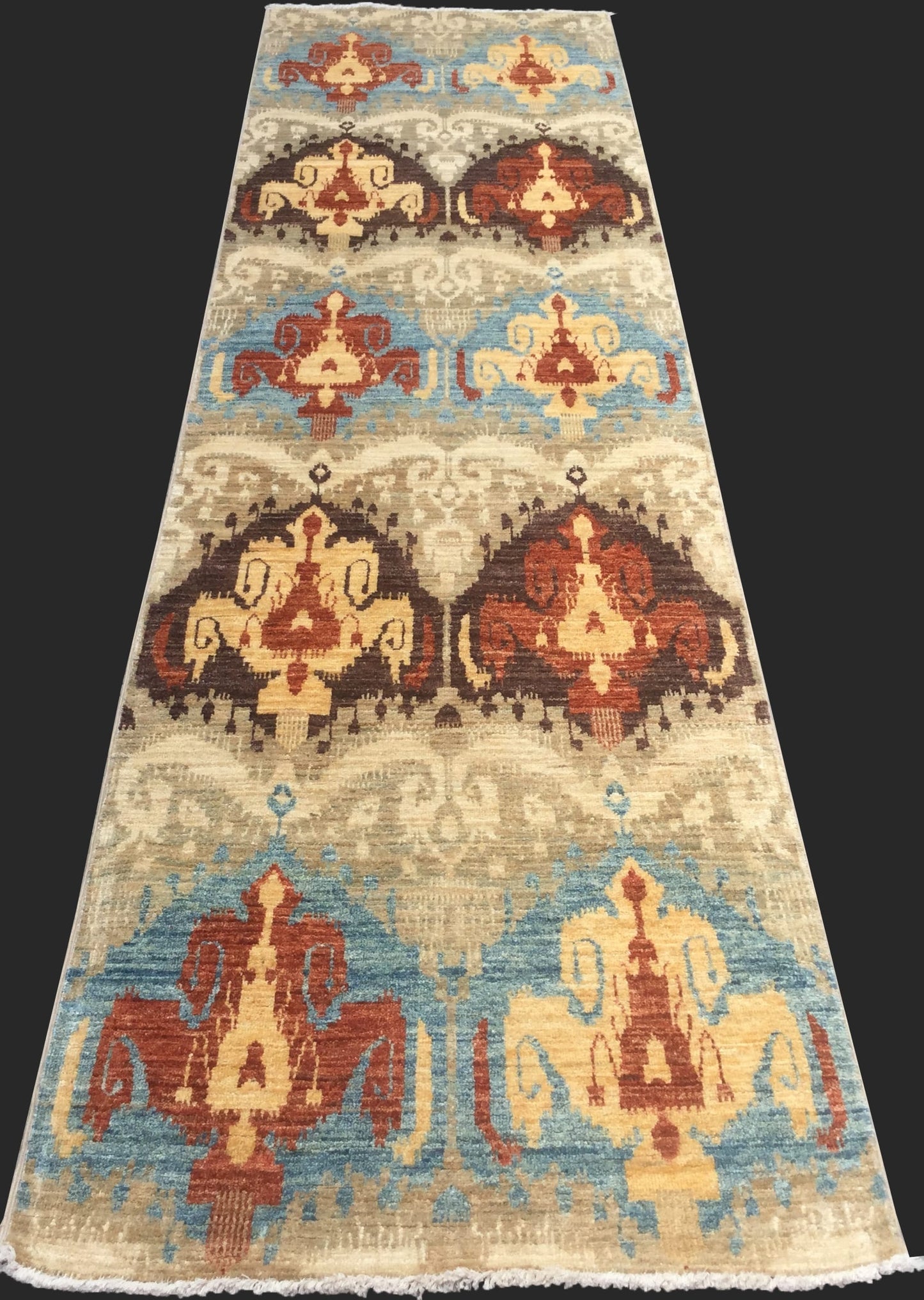 Modern Ikat Runner 288x75cm