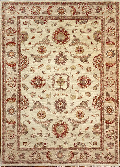 Afghan Turkaman weave in 19th c Ziegler Design 281x186cm | Rug# 24262