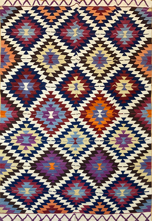 Turkish Flatweave Kilim 295x201cm | Rug# 24691