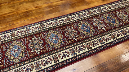 Afghan Chechen Runner 290x81cm | Rug# 24747