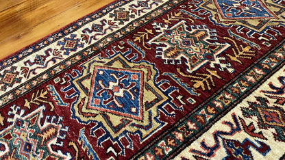 Afghan Chechen Runner 290x81cm | Rug# 24747