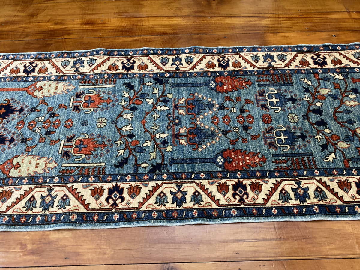 Safavid Graden Hall-Runner 286x83cm | Rug# 24958