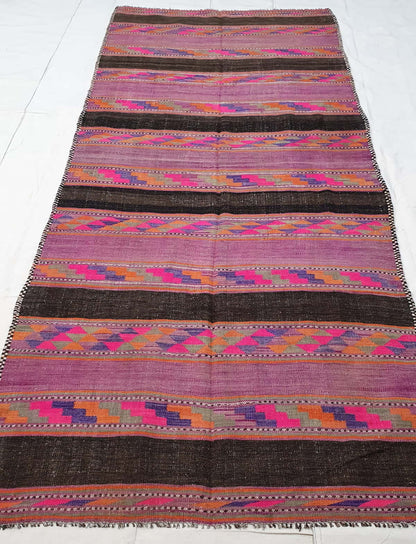 Vintage Balouch Flat-weave 344x137cm | Rug# 25176