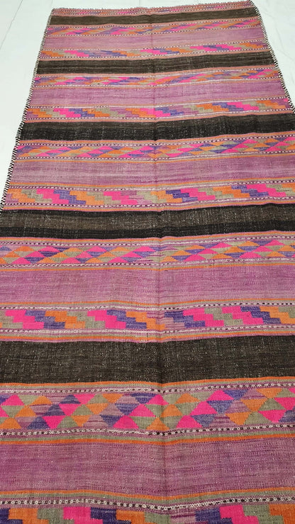 Vintage Balouch Flat-weave 344x137cm | Rug# 25176