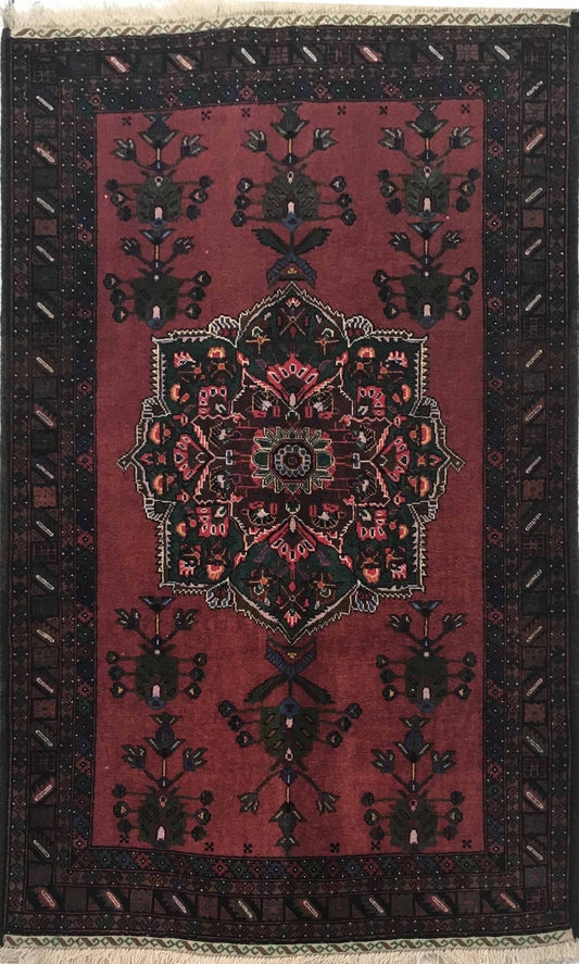 Tribal Afghan Balouch 132x90cm | Rug# 25399