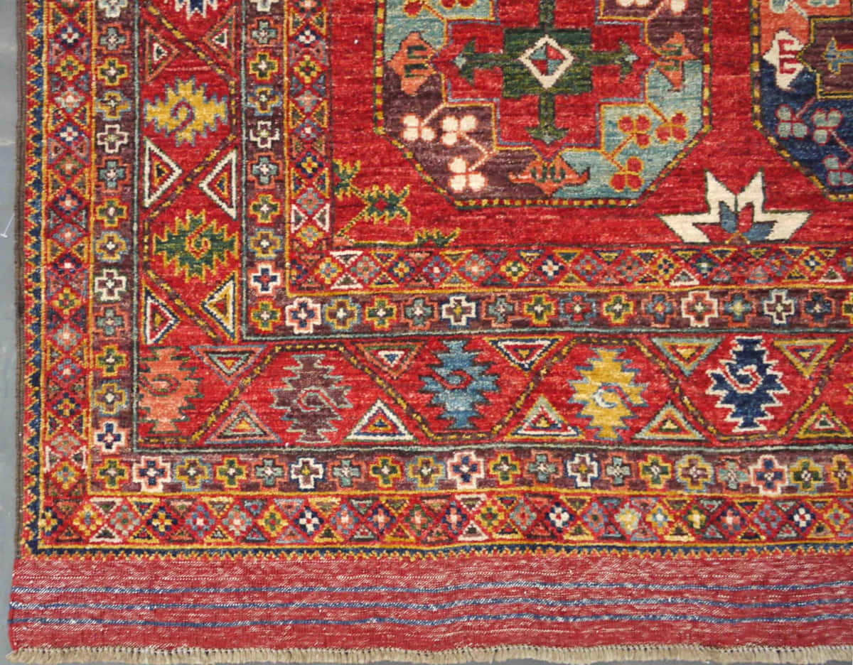 Ersari Turkaman Design 208x153cm | Rug# 25508