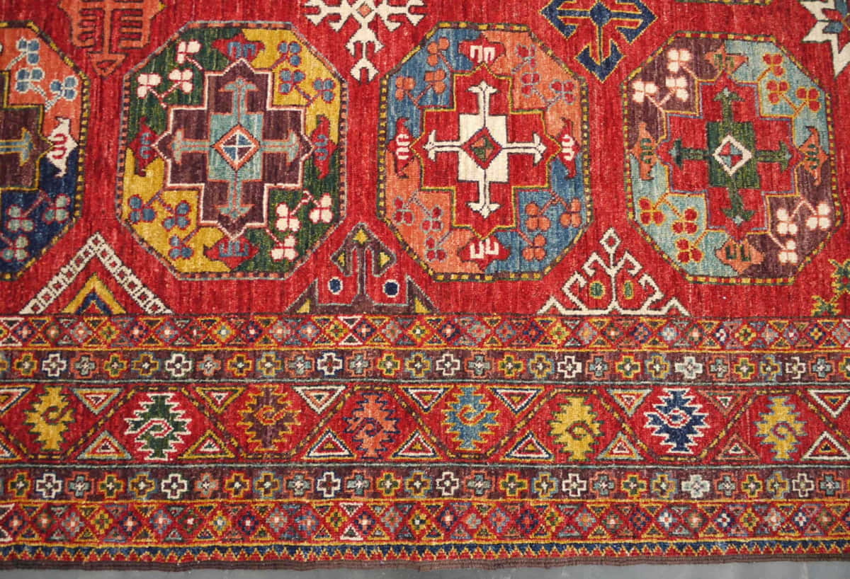 Ersari Turkaman Design 208x153cm | Rug# 25508