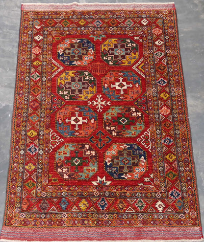 Ersari Turkaman Design 208x153cm | Rug# 25508