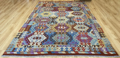 Afghan Modern Kilim 297x204cm