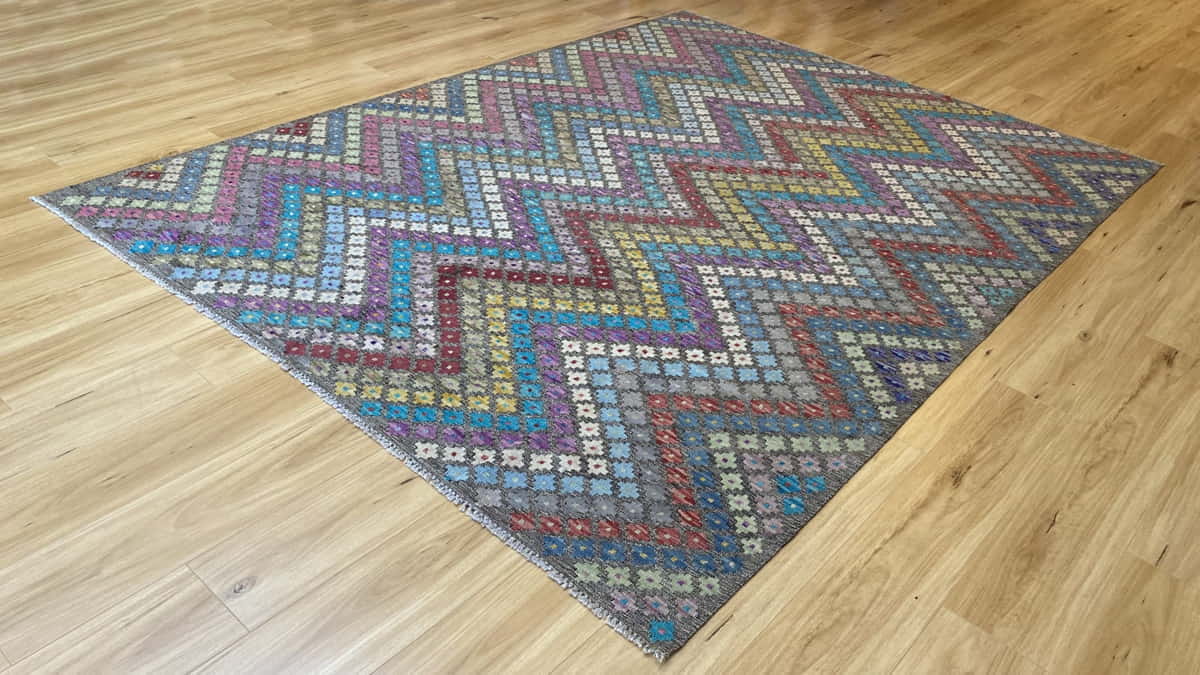 Afghan Modern Kilim 281x212cm