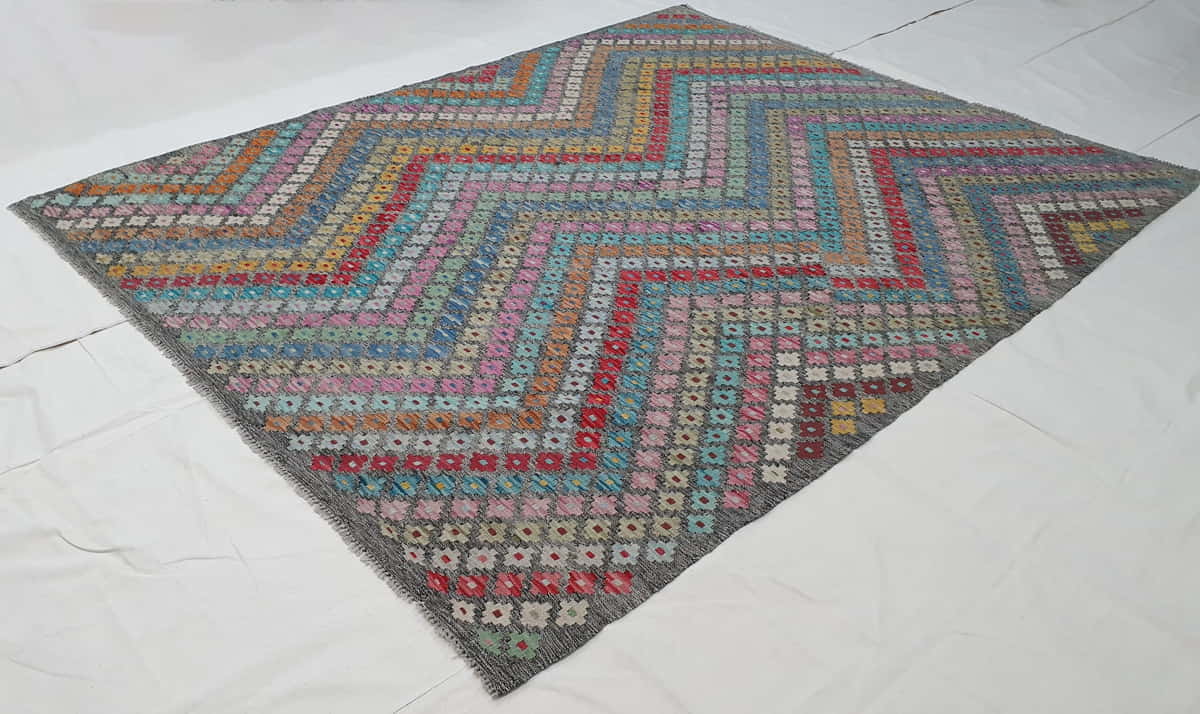 Afghan Flatweave Kilim 271x214cm