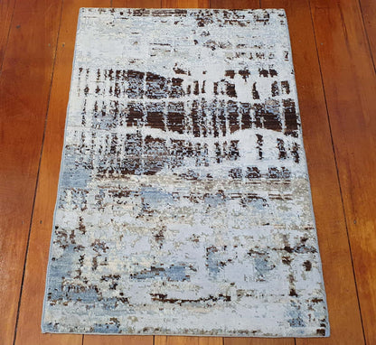 Abstract Modern designer sampler or Varigeh rug 90x60cm | Rug# 25785