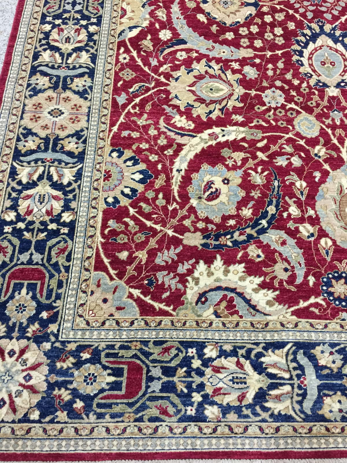 Turkaman weave re-creation of a 17th century Kerman 361x276cm | Rug# 26006