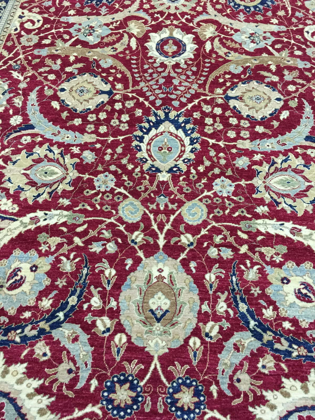 Turkaman weave re-creation of a 17th century Kerman 361x276cm | Rug# 26006