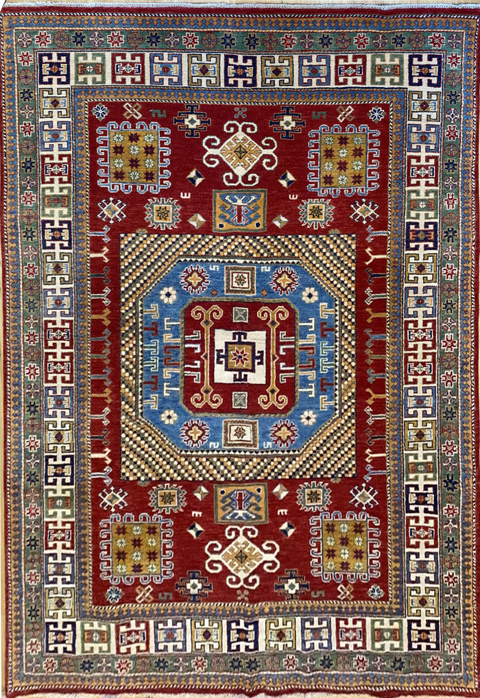 Chechen weave Kazak 273x181cm | Rug# 26025