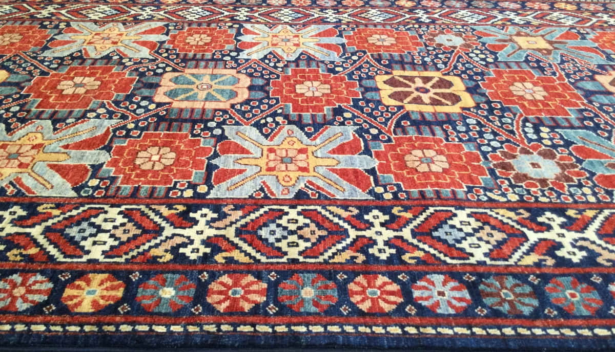 Caucasian inspired weave 296x128cm | Rug# 26047