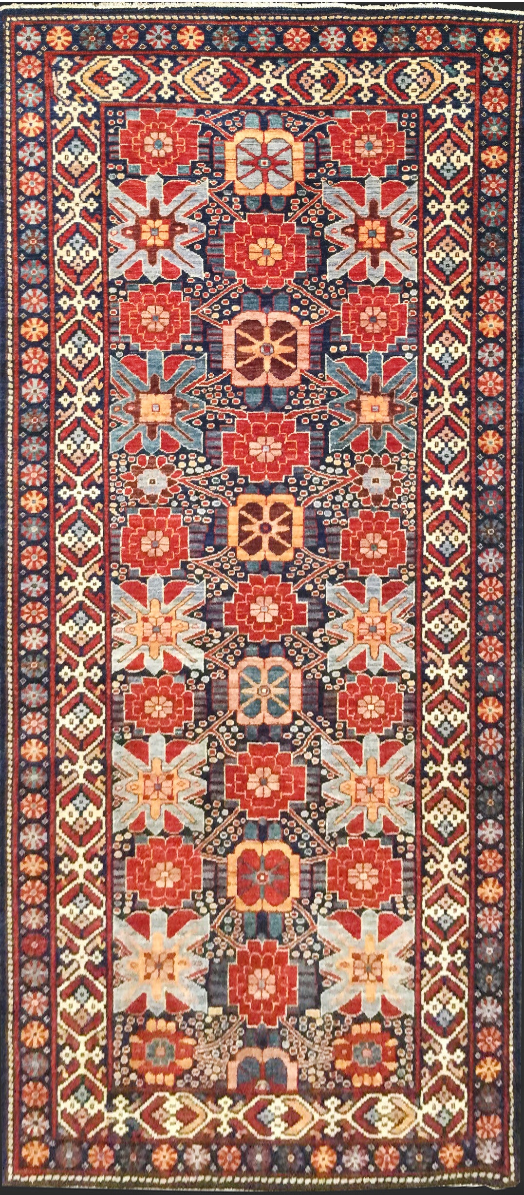 Caucasian inspired weave 296x128cm | Rug# 26047