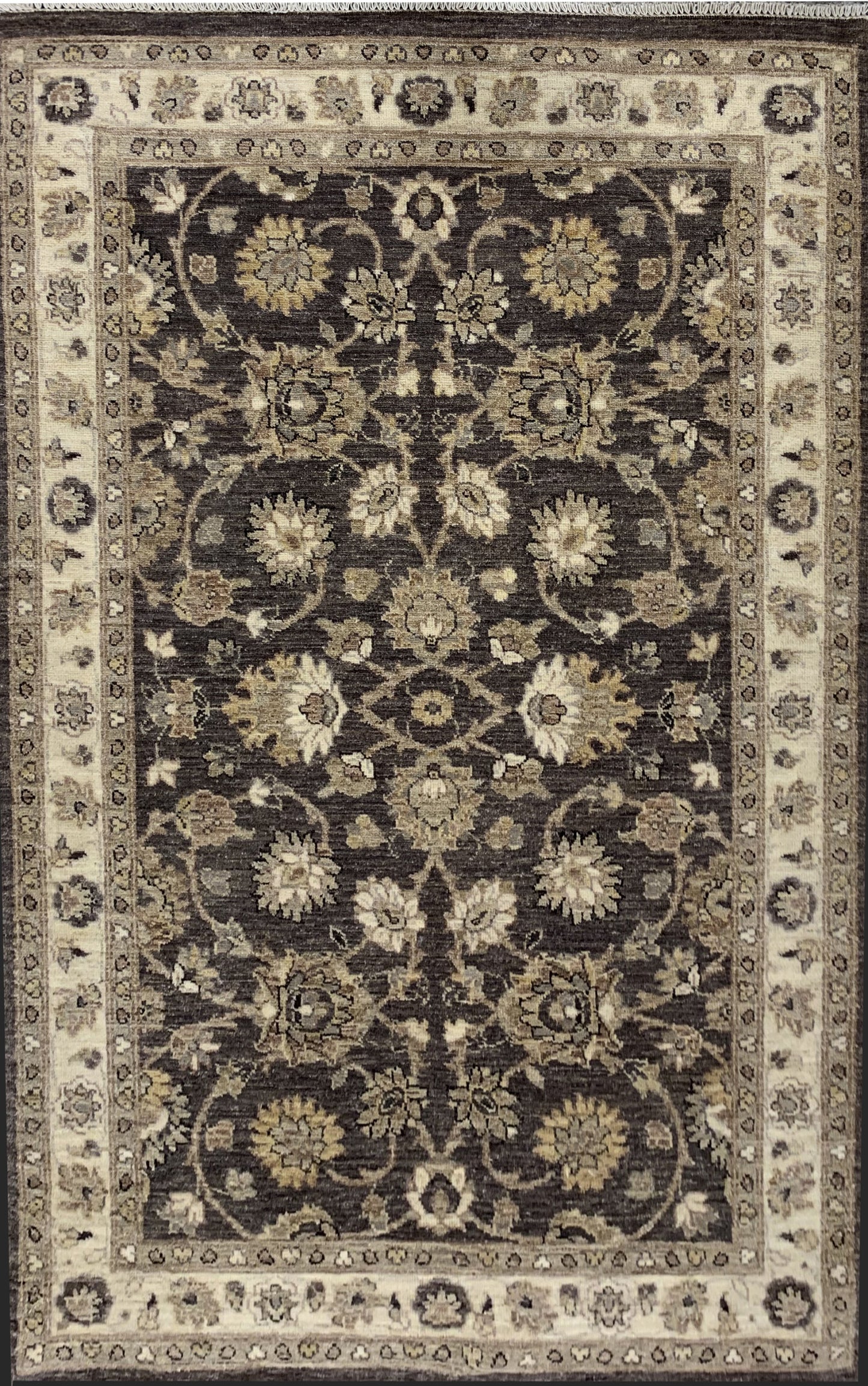 Turkaman weave carpet, 19th-century Ziegler inspired 183x123cm | Rug# 26061