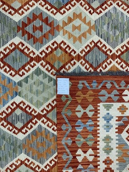 Afghan Flatweave Kilim 292x213cm | Rug# 26080